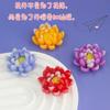 YQT Luoyang Flor de Peonía Accesorios de Resina Hechos a Mano Pegatinas para Refrigerador Flor de Peonía Accesorios Creativos de Acompañamiento