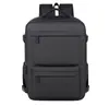 Mochila Nueva para Exteriores Transfronteriza para Hombres y Mujeres, Gran Capacidad, Color Sólido, para Viajes de Negocios y Uso Diario, con Compartimento para Zapatos, Mochila Ligera de Viaje