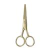 Tijeras Negras Mini de Acero Inoxidable para Barba Bordado Maquillaje Tijeras de Belleza de Cabeza Redonda Pequeña Tijeras para Cejas Tijeras para Vello Nasal Herramienta para Recortar Cejas
