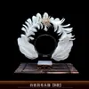 Tiara de Pena de Anjo para Halloween Acessórios de Cabelo para Fantasia Lolita Halo de Virgem Lolita Adereços para Fotos