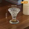 Vendas Diretas da Fábrica Castiçal de Cristal Queimador de Incenso para Aromaterapia Comércio Exterior Transfronteiriço Castiçal Suporte para Vela de Aromaterapia Vendas em Lote Fabricante Lote