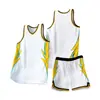 Conjunto Novo de Uniforme de Basquete de Verão para Jovens Colete Esportivo Camisa de Treinamento de Competição Estudantil Secagem Rápida Respirável Personalizado