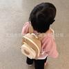 Mochila Infantil Estilo Coreano Estilo Ins Color de Contraste Mochila de Jardín de Infancia Dibujo Animado Linda Simple para Niños y Niñas Bolsa para Bebé Niños