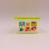 Dos cajas de almacenamiento de dibujos animados para snacks de bebé, caja sellada, lonchera pequeña para picnic al aire libre, caja pequeña, primera generación de pelo