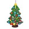 Árbol de Navidad de fieltro al por mayor transfronterizo Árbol de Navidad DIY hecho a mano para niños Decoración de árbol de Navidad colgante de empalme