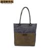 Bolso de mano informal de lona encerada para mujer, bandolera, bolso de compras, bolsa de almacenamiento, venta directa de fábrica