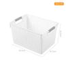 Cesta de Almacenamiento Misceláneo Venta al por Mayor Mango Hueco Escritorio Grande de Plástico Hogar Snack Juguete Dormitorio Renovación Caja Organizadora