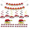 Pikachu Elfo Bola Festa Descartável Decorativo Louça Bandeja de Papel Copo de Papel Guardanapo de Papel Toalha Triângulo Sacola de Presente