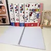 Caderno de Desenho Espiral Portátil A4 Sanrio para Crianças, Livro de Colorir e Pintar com Acabamento em Folha de Ouro, Inclui Adesivos