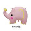 Balão de Aniversário Infantil Fosco Pinguim Dinossauro Esquilo Baleia Elefante Aniversário Infantil Layout Filme de Alumínio Gás