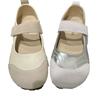 Sapatos Mary Jane Flats para Mulheres 2024 Outono Novo Design de Nicho Velcro Sapatos Femininos Sapatos Casuais Versáteis
