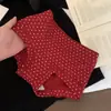 Ropa Interior de Algodón Puro Roja para Mujeres en su Año Zodiacal, Calzones Boxer Transpirables con Entrepierna Extendida, Ropa Interior Roja de Buena Suerte para Bodas para Mujeres