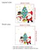Adesivo de Banheiro Papai Noel Risonho Boneco de Neve de Natal 2025 Suporta Listagem em Plataforma Transfronteiriça e Dropshipping