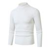 Transfronterizo 2026 Nuevo Suéter para Hombre Camisa Base de Punto Moda Ajuste Delgado Cuello Medio Alto Top Juvenil Suéter para Hombre
