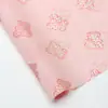 Urso de Jardim Brilhante Filme de Gelatina Papel de Embrulho Florido Papel Coreano Translúcido DIY Buquê Feito à Mão Presente Floricultura