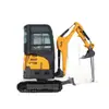 Excavadora Compacta de Oruga Tipo Cabina Ht22 Mini Excavadora Pequeña Micro Excavadora Agrícola para Huertos
