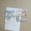 Peine de Pelo Transparente Realista de Dibujos Animados Accesorios al por Mayor Hecho a Mano DIY Pegamento de Crema Pinza para el Cabello de Niña Flequillo Lateral Pinza sin Costuras
