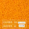Paquete de Recarga de 264 Colores 1000 Piezas 2.6 mm Fusion Beads Tablero de Pines Set de Rompecabezas Beads para Planchar Serie Completa de 264 Colores