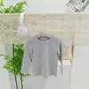 Outono e Inverno Meninas Coreanas Doce Camiseta Básica de Manga Longa Versátil Doce Básica Masculina Gola Redonda Camiseta Lixada