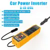 Inversor de coche 200W transfronterizo más vendido 12V a 220V110V inteligente tres USB carga rápida doble toma enchufe calibre US