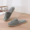 Pantuflas Desechables de Hotel Cinco Estrellas para Casas de Huéspedes, Viajes, Hospitalidad de Primavera y Verano, Antideslizantes, Engrosadas, Gama Alta al por Mayor Uso Especial