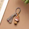 Boj Moda Estilo Tiktok Pequeño Sándalo Dorado Salvaje Madera Arcoíris Dibujos Animados Lindos Accesorios de Manualidades Joyería Hecha a Mano DIY Accesorios