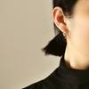 Pendientes de Cuerpo Completo S925 de Plata, Estilo de Moda y Sencillo, Súper Texturizados, Pendientes Grandes Asimétricos Aerodinámicos Personalizados