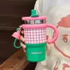 Nueva Taza de Agua de Oficina para Mujer de Alta Calidad con Revestimiento Interior de Cerámica, Taza Térmica de Acero Inoxidable, Exquisita Taza de Agua de Regalo al por Mayor