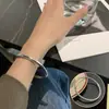 Pulsera Trenzada Retorcida para Hombres y Mujeres, Muñequera Retro de Personalidad Resistente, Diseño de Nicho Moderno, Joyería Hip-Hop Punk de Estilo Abierto