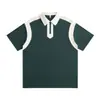 Camisas Polo de Moda para Hombre y Mujer, Casual de Verano con Cuello 230 Camisetas de Manga Corta, Tops al por Mayor, Bloques de Color