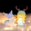Dream girl ins veado fofo Lu guardião pequena lâmpada atacado decoração criativa de mesa infantil presente de aniversário