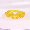 Anillo de Filigrana de Mariposa de Cobre Chapado en Oro Estilo Vietnamita Nuevo, Anillo de Lujo Ligero de Moda de Gama Alta, Venta al por Mayor desde el Fabricante