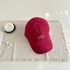Boné Bico de Pato Estilo Primavera, Design Exclusivo para Homens e Mulheres, Boné de Baseball Versátil com Bordado de Letras, Chapéu de Sol Lavado para Verão