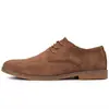 Venda direta da fábrica tênis de sola de borracha sapatos de couro fosco estilo britânico sapatos masculinos de couro e veludo tamanho grande 4546 sapatos casuais de negócios moda