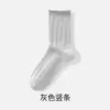 Calcetines con puño, calcetines de algodón finos para mujer primavera/verano a media pantorrilla, resistentes al olor, con lazo, estilo ballet, blancos, calcetines apilables para maternidad, al por mayor