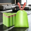 Elegantes y prácticas bolsas de basura con temática de verano de artemisa para uso en el hogar y la cocina, con cierre de cordón y diseñadas para facilitar su transporte y almacenamiento