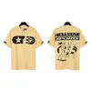 Transfronterizo 24ss Hell Star Hellstar Estilo Europeo y Americano High Street Manga Corta Tendencia Camisetas para Hombre y Mujer Belleza de Nicho Marea
