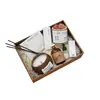 Caja de Regalo Vela Aromática Coco Buena Suerte, Caja de Regalo Aromaterapia Aceite Esencial Artístico de Nicho, Regalo de Cumpleaños, Souvenir de Fragancia para el Ambiente