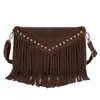 Moda Europea y Americana Bolso de Mujer Nuevo Bolso con Borlas Bolso Cruzado al Hombro Bolso Mensajero de Amazon Comercio Exterior Sobre Bolso Cuadrado Pequeño