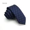 Gravata Pequena Unissex Casual Moda Floral Pontilhado Listrado Xadrez Gola Gravata Estilo Coreano Edição Fina Estreita 5cm