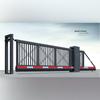 Puerta Corredera Eléctrica de Aleación de Aluminio para Sitios de Construcción, Fábricas, Escuelas, Unidades y Áreas Residenciales, Puerta Retráctil Eléctrica, Directo del Fabricante, Personalizable