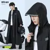 Impermeable Ropa de Abrigo para Adultos Largo Cuerpo Completo Antitormenta Repartidor de Comida en Moto Eléctrica Persona Sola Poncho de Lluvia para Mujer