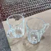 Atacado 80ml Taça de Vinho Pequena com Haste Vidro do Oriente Médio Xícara de Café Xícara para Unhas Xícara com Alça Dispenser de Licor