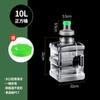 Cubo Dispensador de Agua Blanco Transparente Removible y Lavable Plástico de Grado Alimenticio Cubo de Agua Mineral Pura Almacenamiento de Agua Cubo Vacío Té Kung Fu