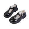 Estilo Comércio Exterior Tira em T Moda Feminina Sapatos Mary Jane de Salto Grosso 2026 Outono Novo Tendência Cool Respirável Pequenos Sapatos de Couro
