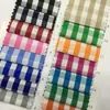 Tela de Cuadros Pequeños Teñida en Hilo de Fábrica de Origen, Tela de Camisa a Cuadros de Moda para Ropa de Hombre y Mujer, Tela Clásica para Camisola