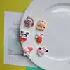 Año Nuevo Caricatura Kuromi Sanrio DIY Accesorios de Resina Pegamento Cremoso Agujero Zapato Pasador Cabello Joyería Material Venta al por Mayor