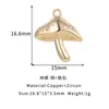 Colgantes, Collares, Pulseras, Pendientes de Manzana Fresca, Pera, Champiñón, Árbol de Coco Transfronterizos Europeos y Americanos, Accesorios de Joyería DIY
