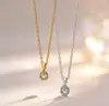 Collar de Plata de Ley S925 con Zirconia Azul en Forma de Lágrima para Mujer, Cadena para Clavícula de Lujo Ligero de Nicho de Alta Gama, Colgante de Moda al por Mayor