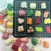 Mini Juguetes de Comida Nueva Serie de Platos de Hot Pot Accesorios de Resina Pegamento de Crema DIY Funda de Teléfono Arte de Uñas Venta al por Mayor Transfronterizo